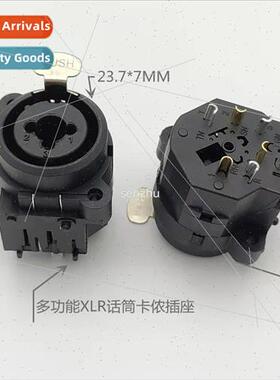 Microphone XLR socket PJ-03P-07Microphone audio multifunctio