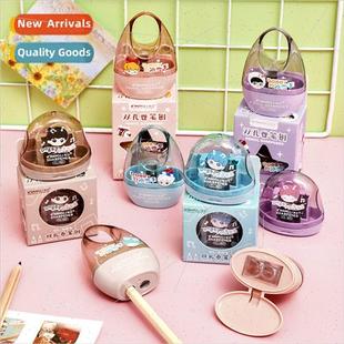 Cartoon dual-hole pencil sharpener children stationery penci