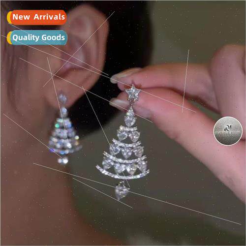 New Christmas Earrings Hundred Women 925 lver Needle Christm