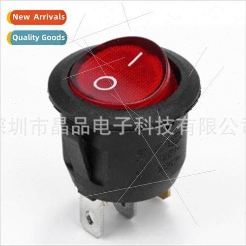 Boat Swch KCD2 Full Round 3-legged wh Lamp 23mm Diameter Roc