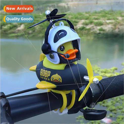 Cute ltle yellow duck submarine duck car ornaments bicycle m