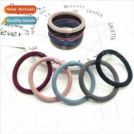 ins Korea headdress strong pull durable flocking rubber bhai