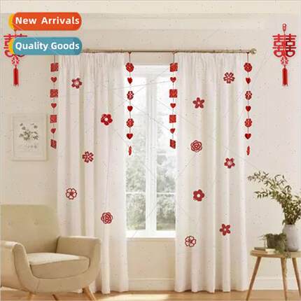 men new house wedding bedroom bed head pull flower decoratio