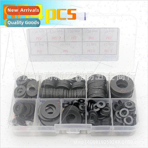 684pcs boxed black flat washers round washers M2M2.5M3M4M5M6