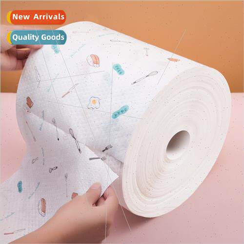 Disposable -woven cloth rags absorbent lazy rags -stick kche