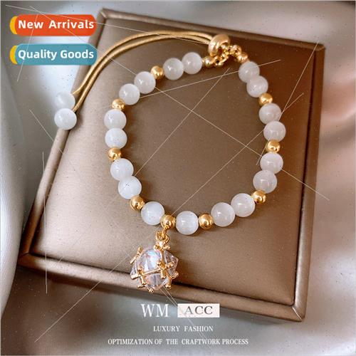 Cat Eye Bead Bracelet French che Bracelet Fashion HJewelry