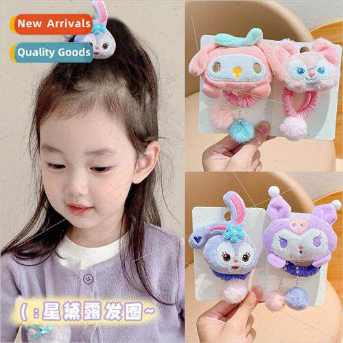 Children headbfemale tie ponytail Korea does not hurt hair t