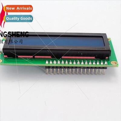LCD1602 soldered pin LCD module blue backlight blue screen w