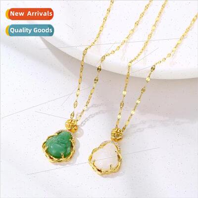 Delicate whe green buddha bracelet small buddha bracelet pen