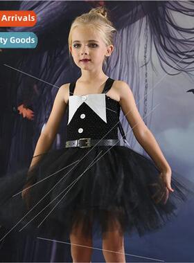 Adams family role-playing cos clothes Wednesday sarong Hallo