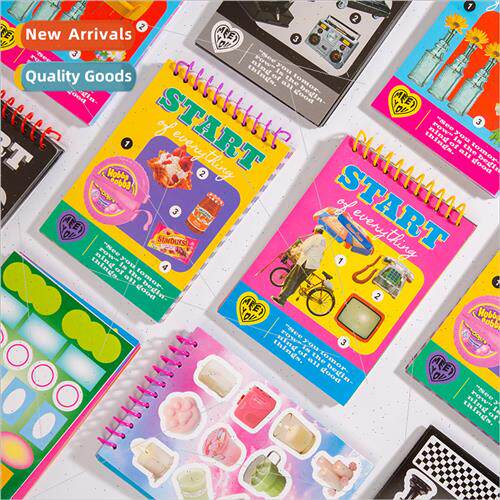 beginning everything far away Korea coil sticker book creati