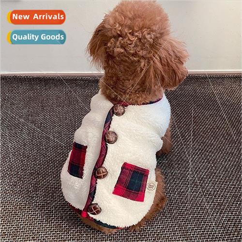 Christmas pet undershirt two-legged vest small medium-sized