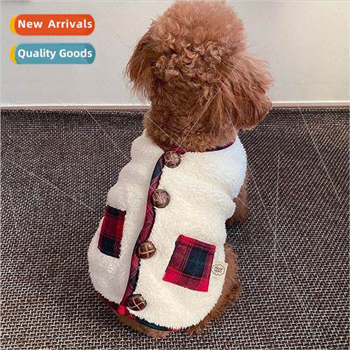Christmas pet undershirt two-legged vest small medium-sized