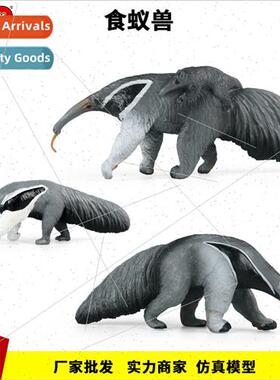 teaching aids simulation wild animal model back cub anteater