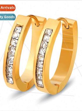 Europe simple water drop shape 304 tanium steel single row d