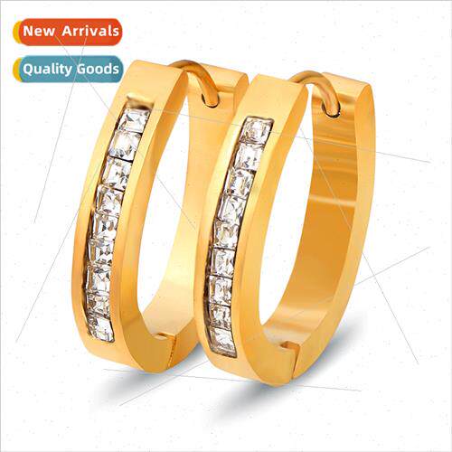 Europe simple water drop shape 304 tanium steel single row d