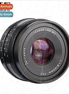 50mmF1.8 large aperture microsingle fixed focal length lens