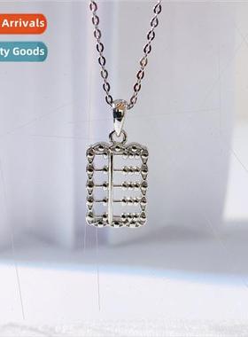Korea fashion silver small abacus necklace women hundred nic
