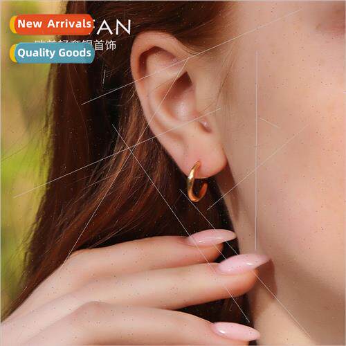 925 lver Earrings Europe Hundreds Gold Circle Earrings Femal