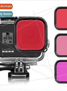 gopro 8 waterprocase filter buoyancy bar tripod tripod selfi