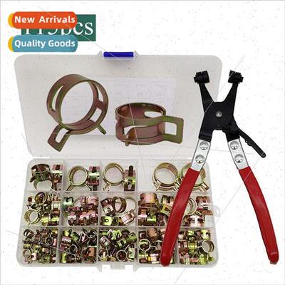 115pcs colorful zinc plating clamp throat hoop communication