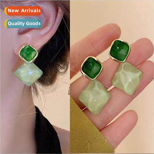 925 silver needle sparkling diamond earrings fashion Mori ea
