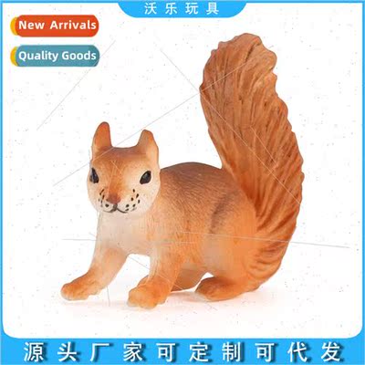 Wildlife squirrel model solid animal hpuppet static garden m