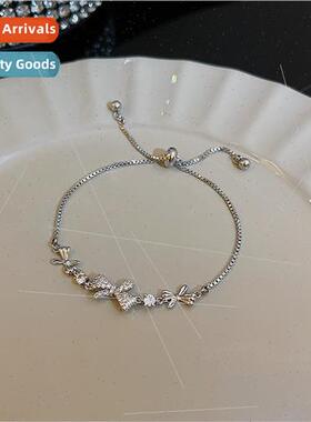 New bow draw bracelet women ins niche girlfriends student zi