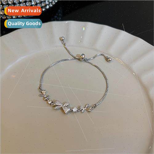 New bow draw bracelet women ins niche girlfriends student zi