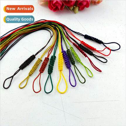 Flat Knot Pull Loop Red Pull Loop Pendant Rope Diamond Knot