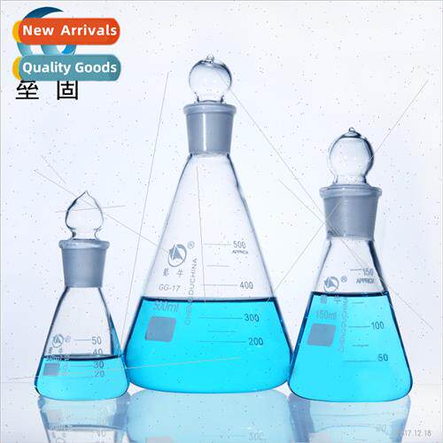 Triangle flask stopper Conical flask Borosilicate triangular