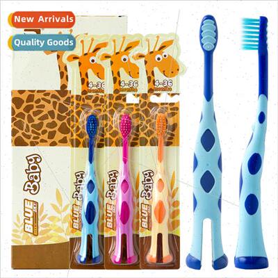 Standing cartoon toothbrush single set deer soft bristle chi