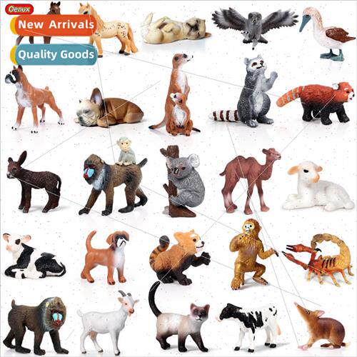 Solid cognive animal model mini animals chickens ducks geese