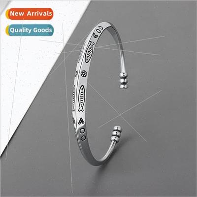 Thai silver carved pattern ThailChiang Mai ethnic handmade p