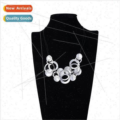 Necklace new irregular Europe ladies jewelry retro simple me