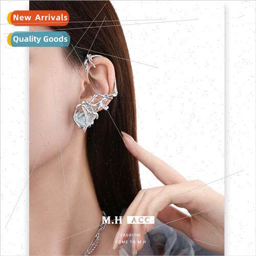 Natural stone thorn ear bone clip female whout ear hole earr