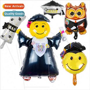 Graduation Party Decoration Smiley Bose Aluminum Film Balloo