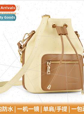 HK drawstring mouth micro-single camera bag Bucket shoulder