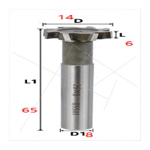 /Zhenjiang Top  shank half-round keyway milling cutter T-typ