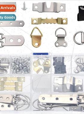 96PCS Boxed Picture Frame Hooks Set Non-marking Nails Metal