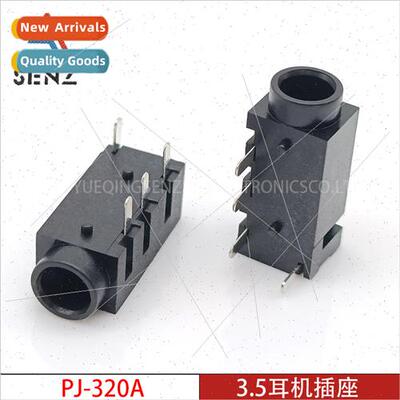 3.5mm headphone socket PJ-320A audio video socket 4 feet hea