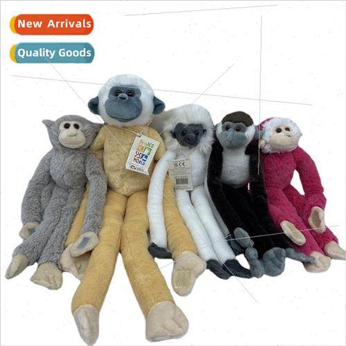 Monkey plush toy long arm monkey colorful monkey golden monk
