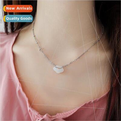 Hotan Jade Peaceful Lock Pure Necklace Pendant Necklace Gold