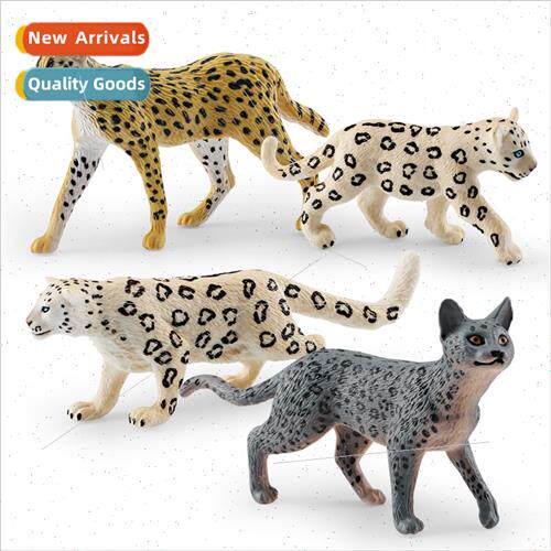 Forest animals leopard model children science education cogn