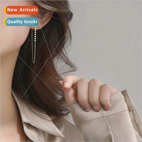 Long back hanging tassel earrings female fashion goddess mod