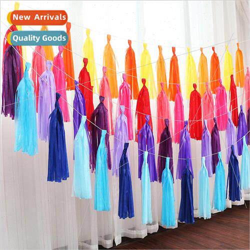 35cm paper tassel Children birthday party decoration wedding