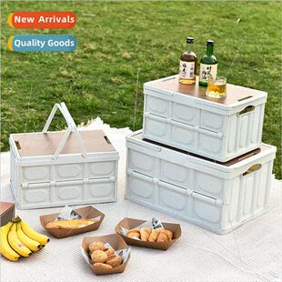 box Outdoor storage sucase car lid camping wooden