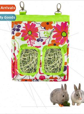 Double Layer Pet Kennel Guinea Pig Hay Bag Rabb Feeding Bag