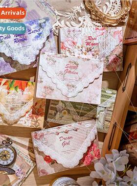 girl flower mirror material paper book vintage lerary backgr