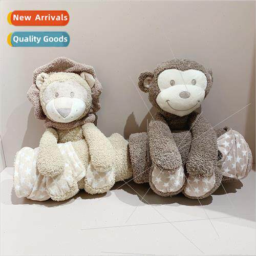 Children summer soft cozy cartoon lion rabb monkey wh doll c
